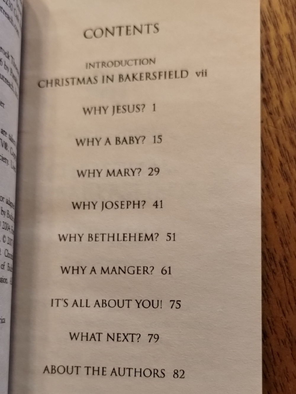 Why A Manger? Paperback - Picture 5 of 5